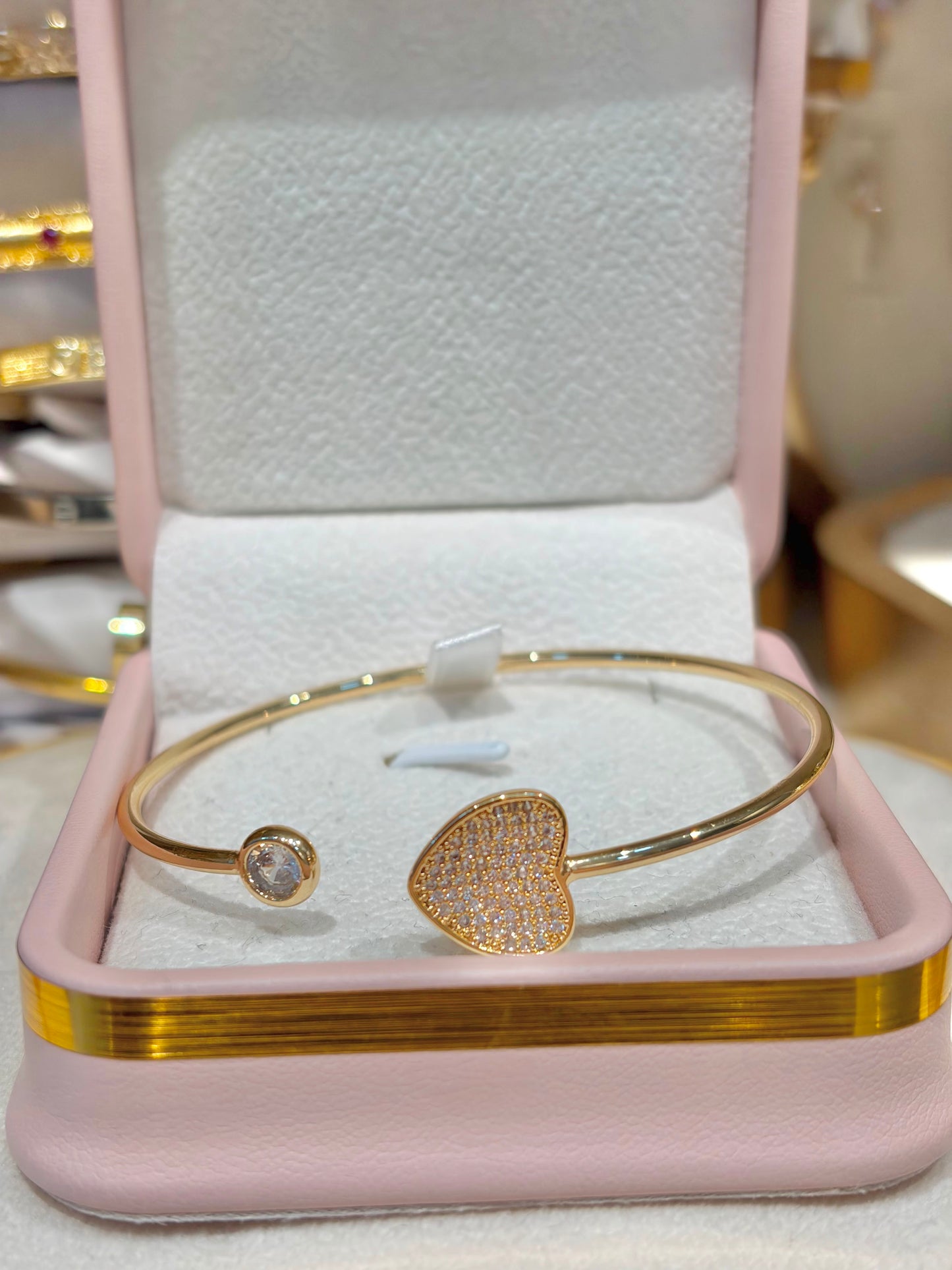 BRAZALETE CORAZÓN CIRCONES