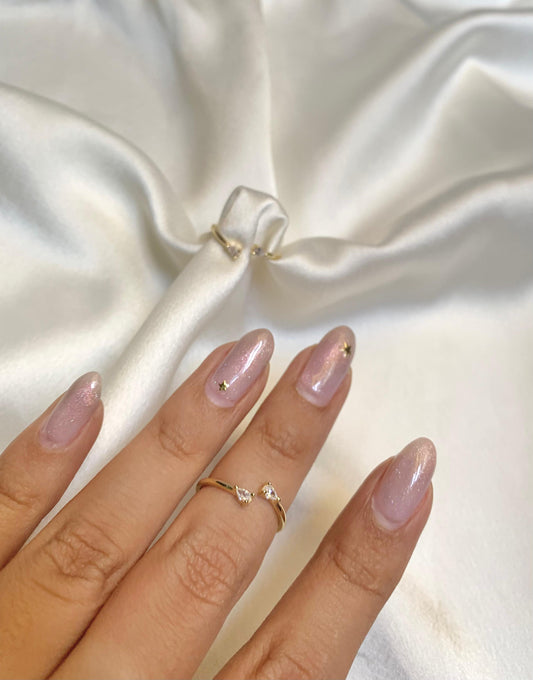 ANILLO MIDI DOS PIEDRITAS