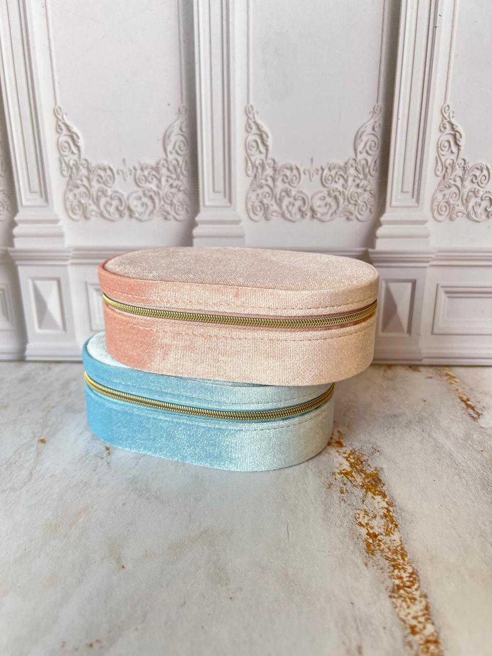 JOYERO OVALADO TERCIOPELO