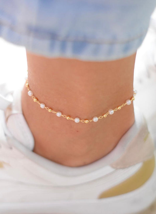 TOBILLERA PERLAS