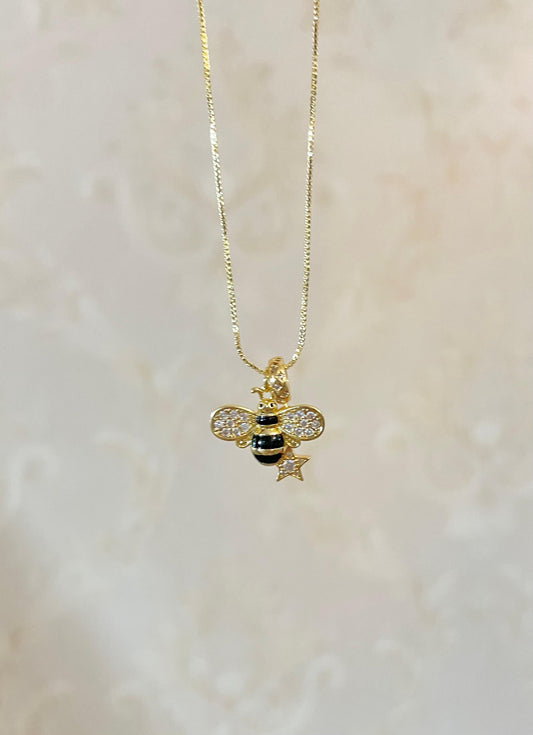 CADENA ABEJA DOBLE DIJE
