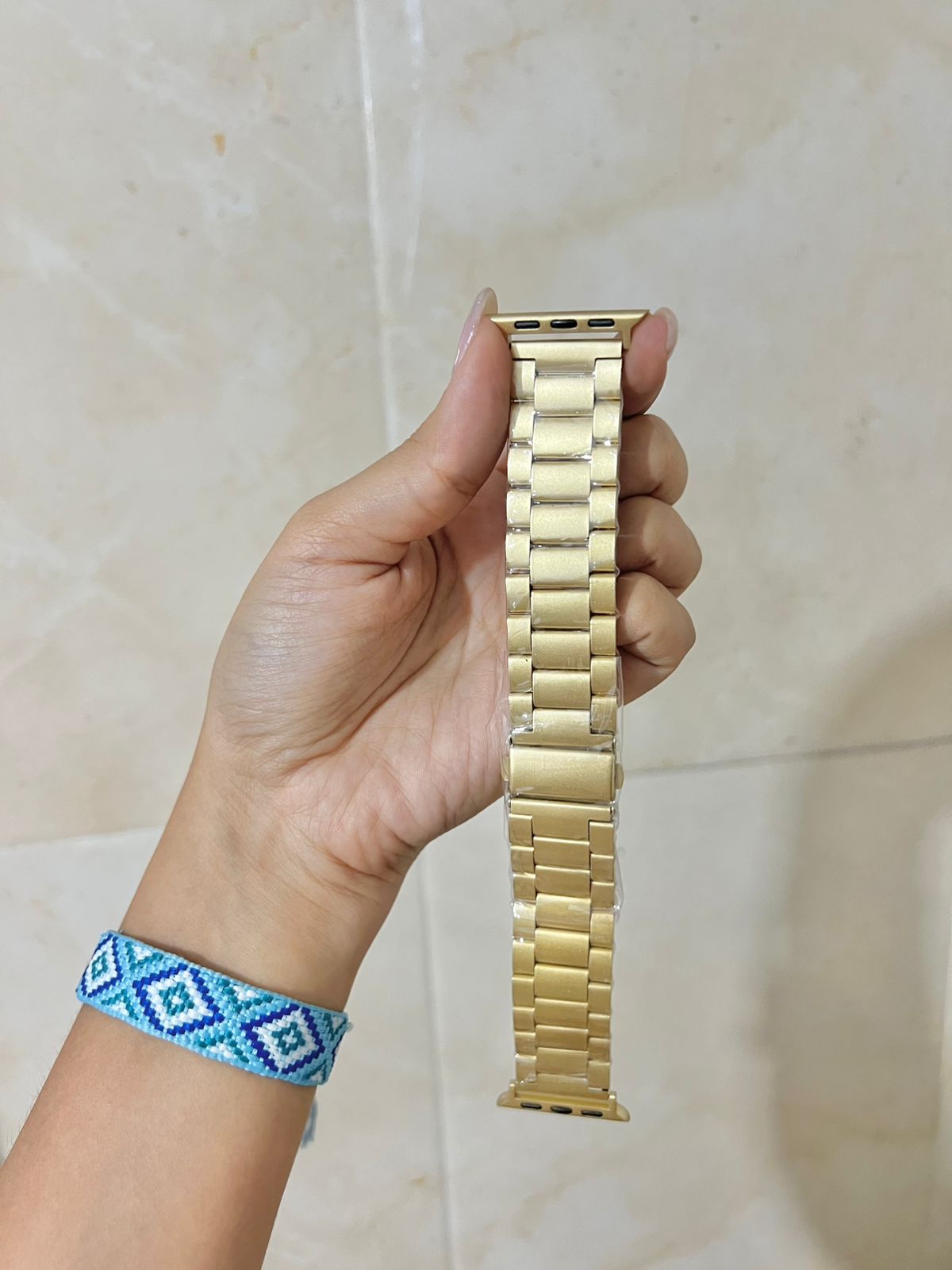 MANILLA APPLE WATCH CLASICA DORADA