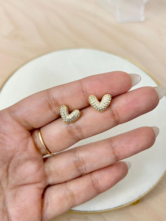 TOPOS MINI CORAZON CRISTALES