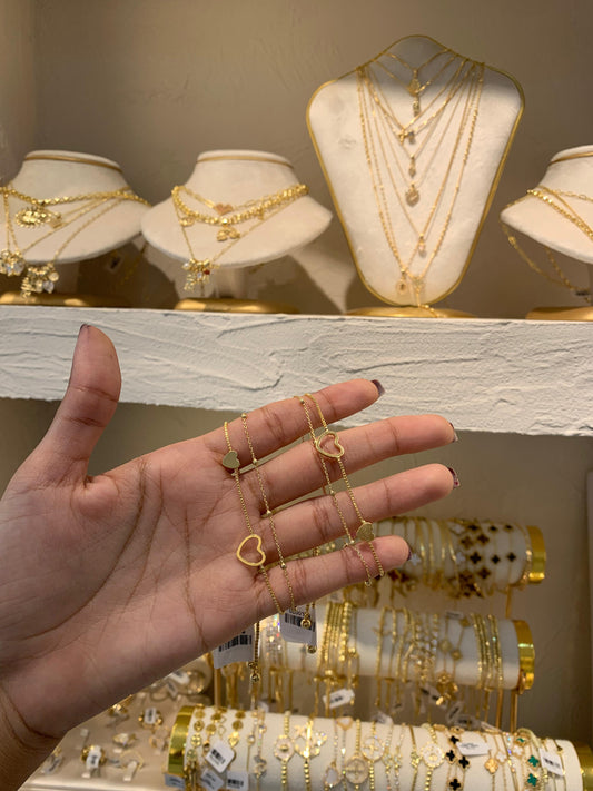 PULSERA DOS CORAZONES